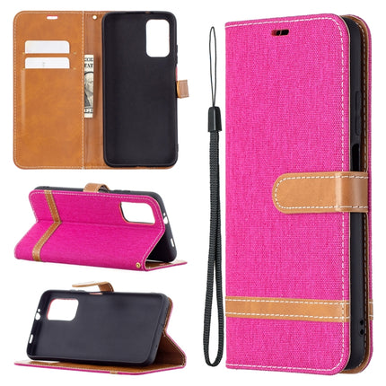 Color Matching Denim Texture Horizontal Flip Leather Case with Holder & Card Slots & Wallet & Lanyard, For Xiaomi Poco M3, For Samsung Galaxy A32 5G