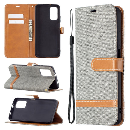 Color Matching Denim Texture Horizontal Flip Leather Case with Holder & Card Slots & Wallet & Lanyard, For Xiaomi Poco M3, For Samsung Galaxy A32 5G