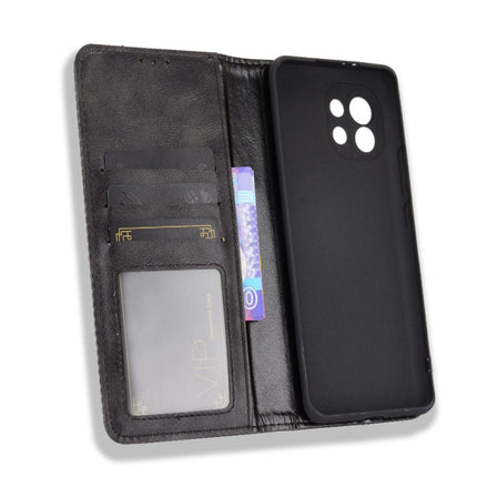Magnetic Buckle Retro Crazy Horse Texture Horizontal Flip Leather Case with Holder & Card Slots & Photo Frame, For Xiaomi Mi 11, For Xiaomi Poco M3