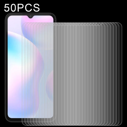 For Xiaomi Redmi 10A / 9A / 9A Sport / 9C / 9C NFC / Poco C31 / 9 Acitve 50 PCS 0.26mm 9H 2.5D Tempered Glass Film, For Xiaomi Redmi K40 (50 PCS), For Xiaomi Poco X3 (50 PCS), For Xiaomi Poco M3 (50 PCS), For Xiaomi Poco C3 (50 PCS)                    ...