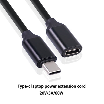 Type-C / USB-C Male to Female PD Power Extended Cable, 0.5m, 1m, 1.5m