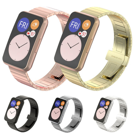 For Huawei Watch Fit Bamboo Joint Metal Replacement Strap Watchband
