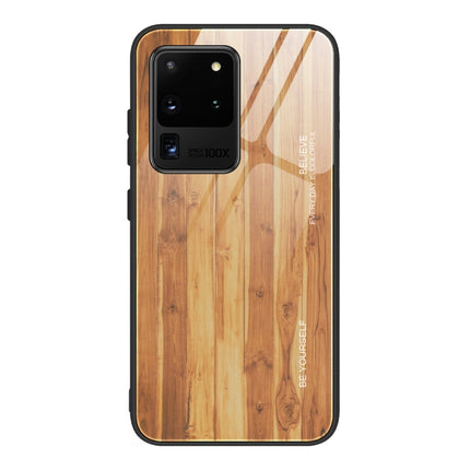 Wood Grain Glass Protective Case, For Samsung Galaxy S20, For Samsung Galaxy S20 Plus, For Samsung Galaxy S20 Ultra, For Samsung Galaxy S20 FE