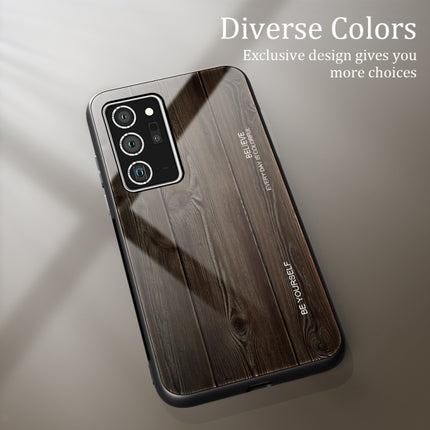 Wood Grain Glass Protective Case, For Samsung Galaxy Note20, For Samsung Galaxy Note20 Ultra, For Xiaomi Mi 10 Pro, For Xiaomi 10T / 10T Pro