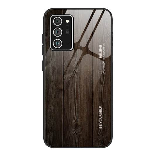 Wood Grain Glass Protective Case, For Samsung Galaxy Note20, For Samsung Galaxy Note20 Ultra, For Xiaomi Mi 10 Pro, For Xiaomi 10T / 10T Pro