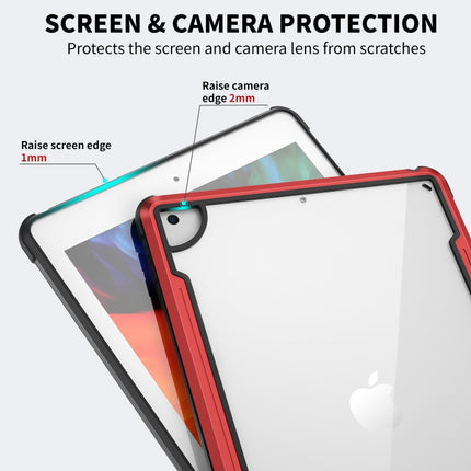 iPAKY Thunder Series Aluminiumrahmen + TPU-Stoßfänger + durchsichtige stoßfeste PC-Hülle, für iPad 10.2, für iPad Air 2022/2020 10.9