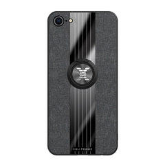 XINLI Stitching Cloth Textue Shockproof TPU Protective Case with Ring Holder, For iPhone 8 / 7, For iPhone 8 Plus / 7 Plus, For iPhone X / XS, For iPhone XR