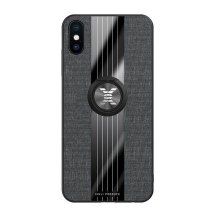 XINLI Stitching Cloth Textue Stoßfeste TPU-Schutzhülle mit Ringhalter, für iPhone 6 Plus / 6s Plus