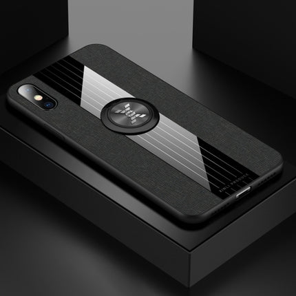 XINLI Stitching Cloth Textue Stoßfeste TPU-Schutzhülle mit Ringhalter, für iPhone 6 Plus / 6s Plus