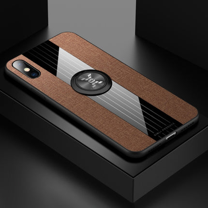 XINLI Stitching Cloth Textue Stoßfeste TPU-Schutzhülle mit Ringhalter, für iPhone 6 Plus / 6s Plus