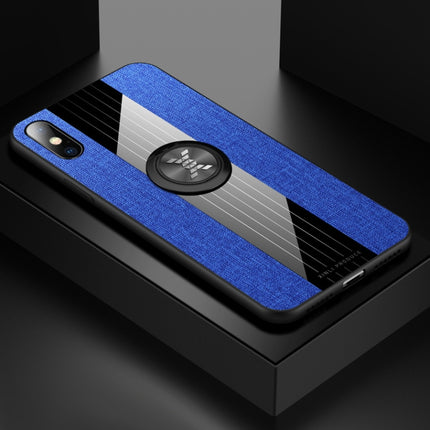 XINLI Stitching Cloth Textue Stoßfeste TPU-Schutzhülle mit Ringhalter, für iPhone 6 Plus / 6s Plus