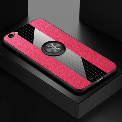 XINLI Stitching Cloth Textue Stoßfeste TPU-Schutzhülle mit Ringhalter, für iPhone 6 Plus / 6s Plus