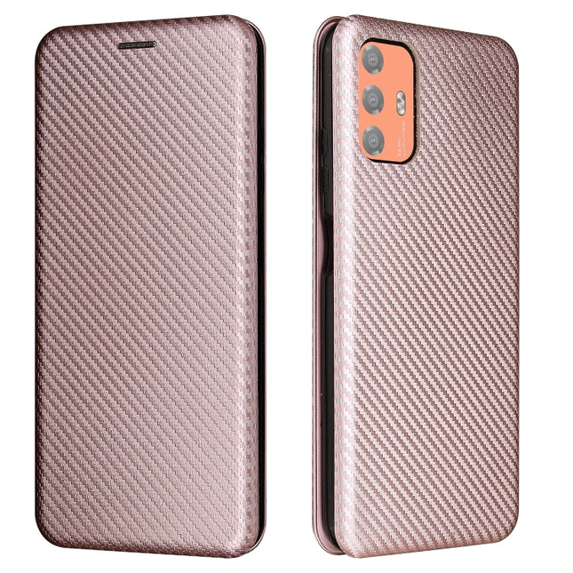 Carbon Fiber Texture Magnetic Horizontal Flip TPU + PC + PU Leather Case with Card Slot, For HTC Desire 21 Pro, For vivo Y51 2020, For OnePlus 9, For UMIDIGI A7S