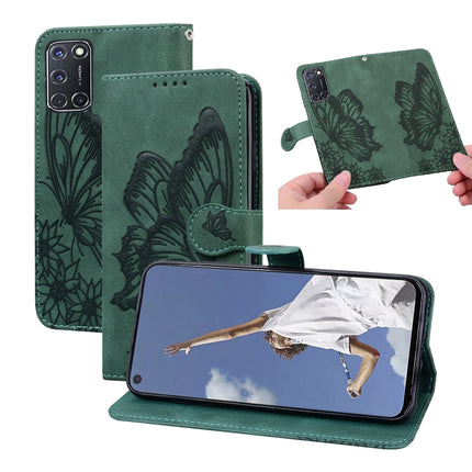 Retro Skin Feel Butterflies Embossing Horizontal Flip Leather Case with Holder & Card Slots & Wallet, For OPPO A52 / A72 / A92, For OPPO A9 (2020), For Huawei P Smart 2021, For Huawei Honor 10X Lite