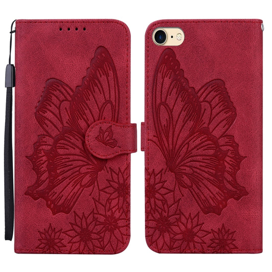 Retro Skin Feel Butterflies Embossing Horizontal Flip Leather Case with Holder & Card Slots & Wallet, For iPhone 6 / 6s, For iPhone 6 Plus / 6s Plus, For iPhone SE 2022 / SE 2020 / 8 / 7, For iPhone 8 Plus / 7Plus, For iPhone 11, For iPhone 11 Pro