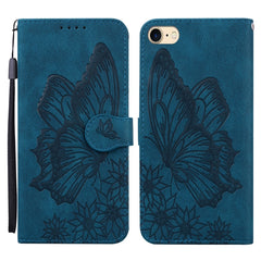 Retro Skin Feel Butterflies Embossing Horizontal Flip Leather Case with Holder & Card Slots & Wallet, For iPhone 6 / 6s, For iPhone 6 Plus / 6s Plus, For iPhone SE 2022 / SE 2020 / 8 / 7, For iPhone 8 Plus / 7Plus, For iPhone 11, For iPhone 11 Pro