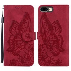 Retro Skin Feel Butterflies Embossing Horizontal Flip Leather Case with Holder & Card Slots & Wallet, For iPhone 6 / 6s, For iPhone 6 Plus / 6s Plus, For iPhone SE 2022 / SE 2020 / 8 / 7, For iPhone 8 Plus / 7Plus, For iPhone 11, For iPhone 11 Pro