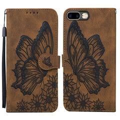 Retro Skin Feel Butterflies Embossing Horizontal Flip Leather Case with Holder & Card Slots & Wallet, For iPhone 6 / 6s, For iPhone 6 Plus / 6s Plus, For iPhone SE 2022 / SE 2020 / 8 / 7, For iPhone 8 Plus / 7Plus, For iPhone 11, For iPhone 11 Pro