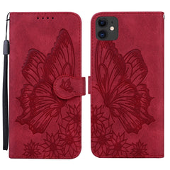 Retro Skin Feel Butterflies Embossing Horizontal Flip Leather Case with Holder & Card Slots & Wallet, For iPhone 6 / 6s, For iPhone 6 Plus / 6s Plus, For iPhone SE 2022 / SE 2020 / 8 / 7, For iPhone 8 Plus / 7Plus, For iPhone 11, For iPhone 11 Pro