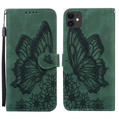 Retro Skin Feel Butterflies Embossing Horizontal Flip Leather Case with Holder & Card Slots & Wallet, For iPhone 6 / 6s, For iPhone 6 Plus / 6s Plus, For iPhone SE 2022 / SE 2020 / 8 / 7, For iPhone 8 Plus / 7Plus, For iPhone 11, For iPhone 11 Pro