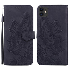 Retro Skin Feel Butterflies Embossing Horizontal Flip Leather Case with Holder & Card Slots & Wallet, For iPhone 6 / 6s, For iPhone 6 Plus / 6s Plus, For iPhone SE 2022 / SE 2020 / 8 / 7, For iPhone 8 Plus / 7Plus, For iPhone 11, For iPhone 11 Pro