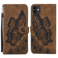 Retro Skin Feel Butterflies Embossing Horizontal Flip Leather Case with Holder & Card Slots & Wallet, For iPhone 6 / 6s, For iPhone 6 Plus / 6s Plus, For iPhone SE 2022 / SE 2020 / 8 / 7, For iPhone 8 Plus / 7Plus, For iPhone 11, For iPhone 11 Pro