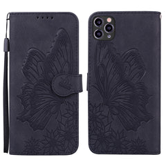 Retro Skin Feel Butterflies Embossing Horizontal Flip Leather Case with Holder & Card Slots & Wallet, For iPhone 6 / 6s, For iPhone 6 Plus / 6s Plus, For iPhone SE 2022 / SE 2020 / 8 / 7, For iPhone 8 Plus / 7Plus, For iPhone 11, For iPhone 11 Pro