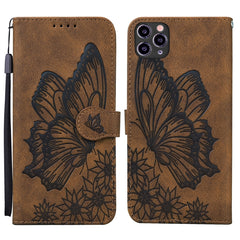 Retro Skin Feel Butterflies Embossing Horizontal Flip Leather Case with Holder & Card Slots & Wallet, For iPhone 6 / 6s, For iPhone 6 Plus / 6s Plus, For iPhone SE 2022 / SE 2020 / 8 / 7, For iPhone 8 Plus / 7Plus, For iPhone 11, For iPhone 11 Pro