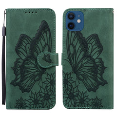 Funda de piel con tapa horizontal con estampado de mariposas y tacto retro, con soporte, ranuras para tarjetas y billetera, para iPhone 11 Pro Max, para iPhone 12 mini, para iPhone 12/12 Pro, para iPhone 12 Pro Max, para iPhone XR, para iPhone X/XS