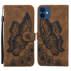 Funda de piel con tapa horizontal con estampado de mariposas y tacto retro, con soporte, ranuras para tarjetas y billetera, para iPhone 11 Pro Max, para iPhone 12 mini, para iPhone 12/12 Pro, para iPhone 12 Pro Max, para iPhone XR, para iPhone X/XS