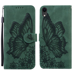 Funda de piel con tapa horizontal con estampado de mariposas y tacto retro, con soporte, ranuras para tarjetas y billetera, para iPhone 11 Pro Max, para iPhone 12 mini, para iPhone 12/12 Pro, para iPhone 12 Pro Max, para iPhone XR, para iPhone X/XS