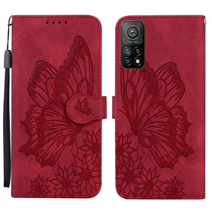Retro Skin Feel Butterflies Embossing Horizontal Flip Leather Case with Holder & Card Slots & Wallet, For Xiaomi Mi 10T Pro 5G, For Xiaomi Mi 10T Lite 5G