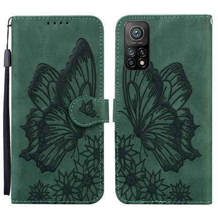 Retro Skin Feel Butterflies Embossing Horizontal Flip Leather Case with Holder & Card Slots & Wallet, For Xiaomi Mi 10T Pro 5G, For Xiaomi Mi 10T Lite 5G