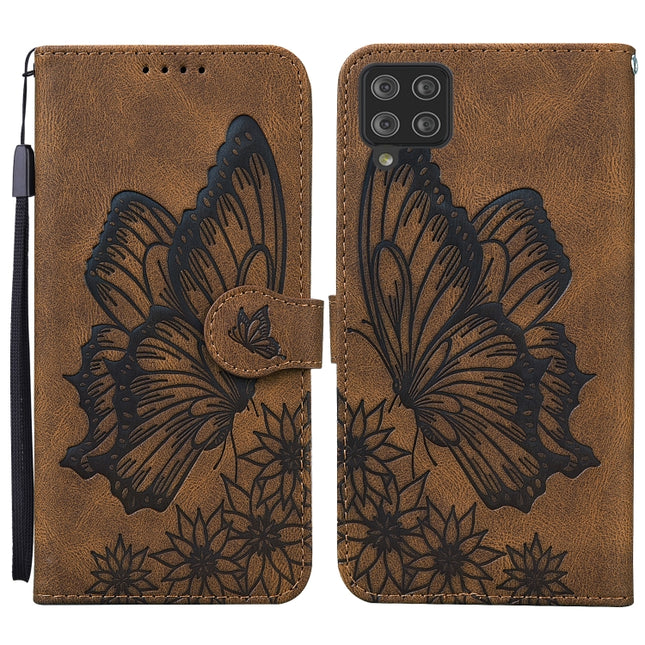 Retro Skin Feel Butterflies Embossing Horizontal Flip Leather Case with Holder & Card Slots & Wallet, For Samsung Galaxy A42 5G, For Samsung Galaxy A51, For Samsung Galaxy A71, For Samsung Galaxy Note20 Ultra
