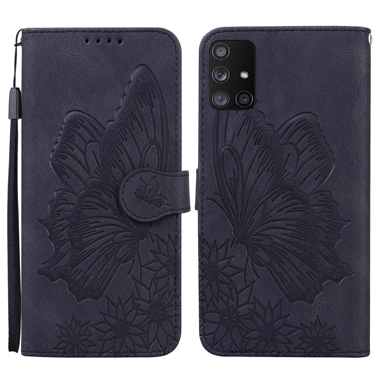 Retro Skin Feel Butterflies Embossing Horizontal Flip Leather Case with Holder & Card Slots & Wallet, For Samsung Galaxy A42 5G, For Samsung Galaxy A51, For Samsung Galaxy A71, For Samsung Galaxy Note20 Ultra