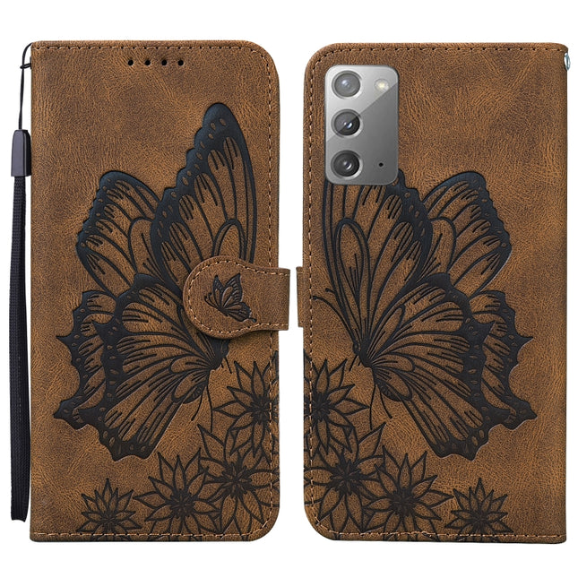 Retro Skin Feel Butterflies Embossing Horizontal Flip Leather Case with Holder & Card Slots & Wallet, For Samsung Galaxy Note20, For Samsung Galaxy Note20 5G, For Samsung Galaxy S20, For Samsung Galaxy S20 FE