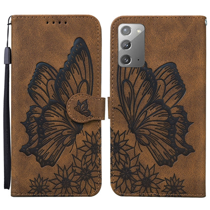 Retro Skin Feel Butterflies Embossing Horizontal Flip Leather Case with Holder & Card Slots & Wallet, For Samsung Galaxy Note20, For Samsung Galaxy Note20 5G, For Samsung Galaxy S20, For Samsung Galaxy S20 FE