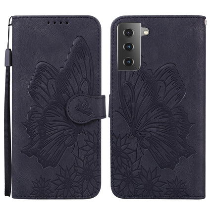 Retro Skin Feel Butterflies Embossing Horizontal Flip Leather Case with Holder & Card Slots & Wallet, For Samsung Galaxy S20+, For Samsung Galaxy S20 Ultra, For Samsung Galaxy S21 5G, For Samsung Galaxy S21 Ultra  5G