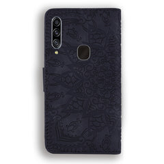 Calf Pattern Mandala Double Folding Design Embossed Leather Case with Wallet & Holder & Card Slots, For Galaxy A20s, For Galaxy A30s / A50s, For Galaxy M30s, For Xiaomi Mi CC9e / Mi A3