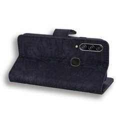 Calf Pattern Mandala Double Folding Design Embossed Leather Case with Wallet & Holder & Card Slots, For Galaxy A20s, For Galaxy A30s / A50s, For Galaxy M30s, For Xiaomi Mi CC9e / Mi A3