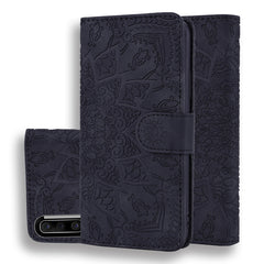Calf Pattern Mandala Double Folding Design Embossed Leather Case with Wallet & Holder & Card Slots, For Galaxy A20s, For Galaxy A30s / A50s, For Galaxy M30s, For Xiaomi Mi CC9e / Mi A3