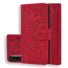 Calf Pattern Mandala Double Folding Design Embossed Leather Case with Wallet & Holder & Card Slots, For Galaxy A20s, For Galaxy A30s / A50s, For Galaxy M30s, For Xiaomi Mi CC9e / Mi A3