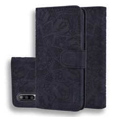 Calf Pattern Mandala Double Folding Design Embossed Leather Case with Wallet & Holder & Card Slots, For Galaxy A20s, For Galaxy A30s / A50s, For Galaxy M30s, For Xiaomi Mi CC9e / Mi A3