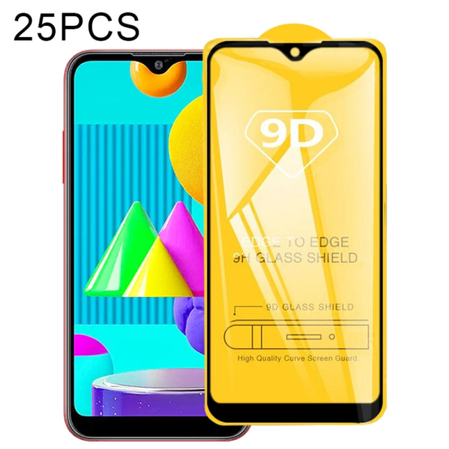 25 PCS 9D Full Glue Full Screen Tempered Glass Film, For Samsung Galaxy M01, For Samsung Galaxy M01s, For Samsung Galaxy M01 Core, For Samsung Galaxy M11, For Samsung Galaxy M31s, For Samsung Galaxy M31 Prime, For Samsung Galaxy M51                    ...