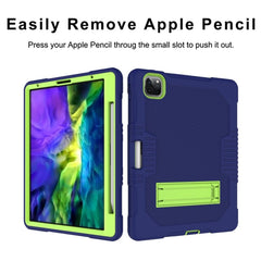 Contrast Color Robot Shockproof Silicone + PC Protective Case with Holder, For iPad Pro 12.9 inch (2018/2020), For iPad 9.7 (2017/2018), For Samsung Galaxy Tab S6 Lite P610