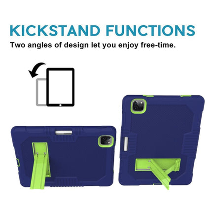 Contrast Color Robot Shockproof Silicone + PC Protective Case with Holder