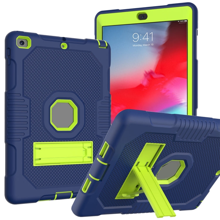 Contrast Color Robot Shockproof Silicone + PC Protective Case with Holder, For iPad Pro 12.9 inch (2018/2020), For iPad 9.7 (2017/2018), For Samsung Galaxy Tab S6 Lite P610