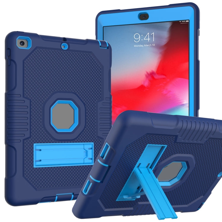 Contrast Color Robot Shockproof Silicone + PC Protective Case with Holder, For iPad Pro 12.9 inch (2018/2020), For iPad 9.7 (2017/2018), For Samsung Galaxy Tab S6 Lite P610
