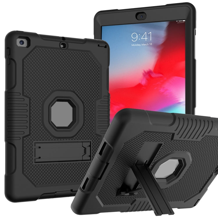 Contrast Color Robot Shockproof Silicone + PC Protective Case with Holder, For iPad Pro 12.9 inch (2018/2020), For iPad 9.7 (2017/2018), For Samsung Galaxy Tab S6 Lite P610