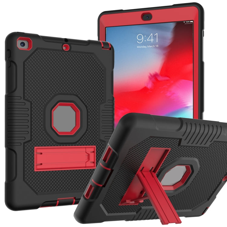Contrast Color Robot Shockproof Silicone + PC Protective Case with Holder, For iPad Pro 12.9 inch (2018/2020), For iPad 9.7 (2017/2018), For Samsung Galaxy Tab S6 Lite P610